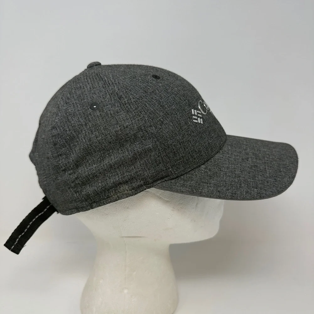 Columbia Titanium 110 Baseball Hat Cap‎ Heather Gray Adjustable Strap Outdoor